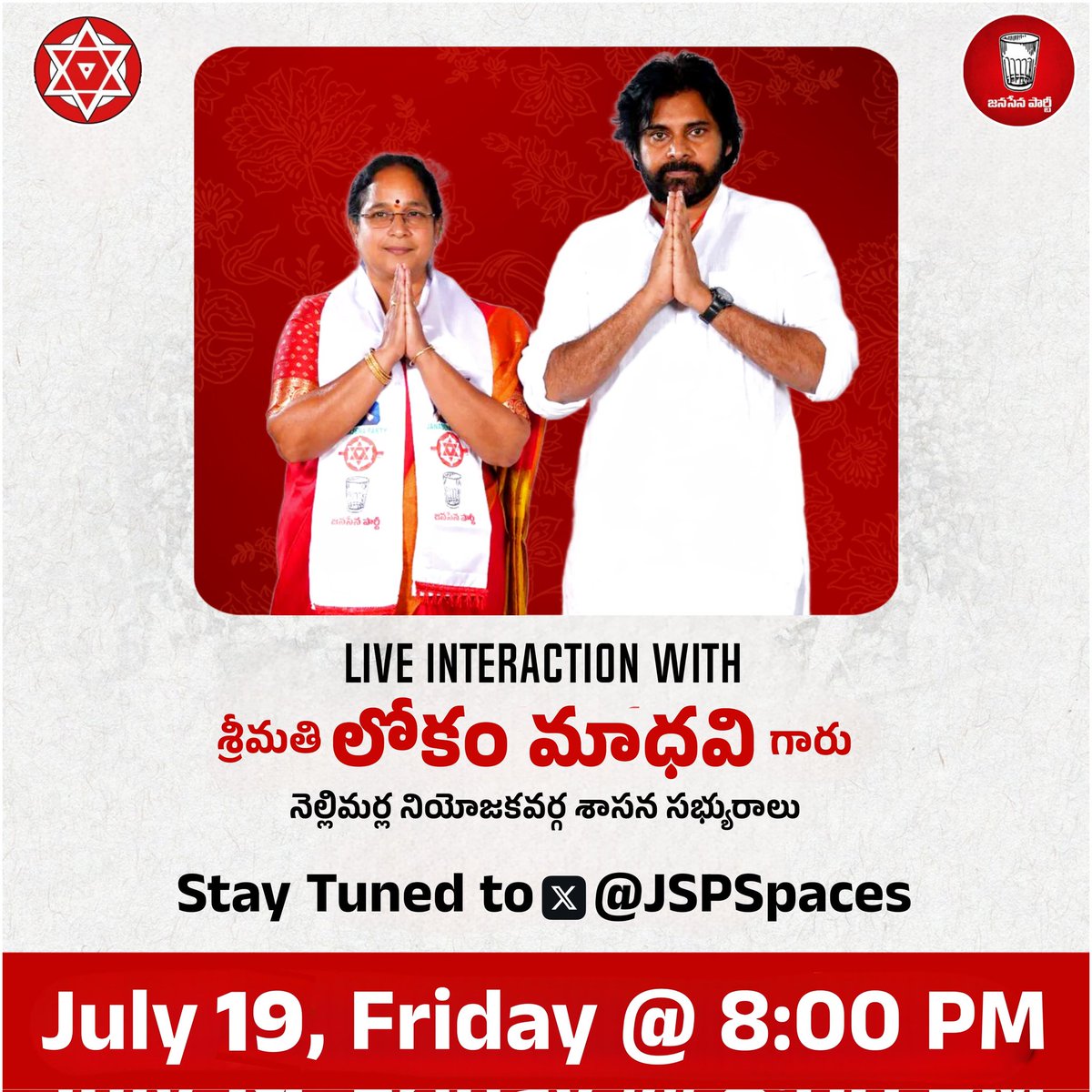 JanaSena Spaces tweet media