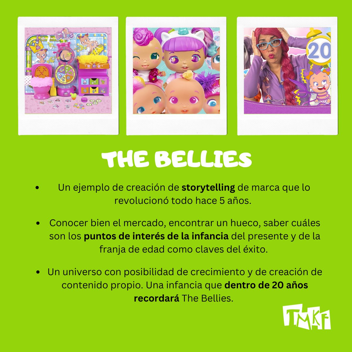 Hace 5 años ocurrió la revolución de The Bellies en el mundo juguetero y la vivimos muy muy de cerca😙 

Vivir la creación de una marca, de su contenido, de su estrategia y su impacto social de cerca es un privilegio, un aprendizaje y una experiencia que no se olvida.