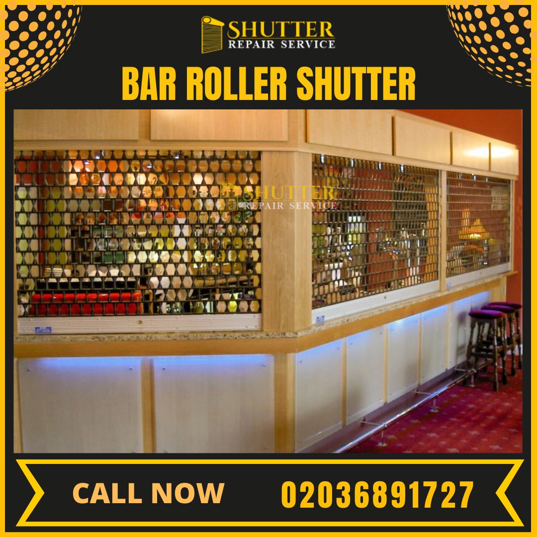 ShutterService's tweet photo. 👉Secure your business with style! Our bar roller shutters blend security with sleek design, perfect for bars, restaurants, and more. Explore our range today and protect what matters most.
#BarRollerShutter #SecurityWithStyle #24HourService
👉https://t.co/KEJSi41Hdy https://t.co/hNKmJ8DkBJ