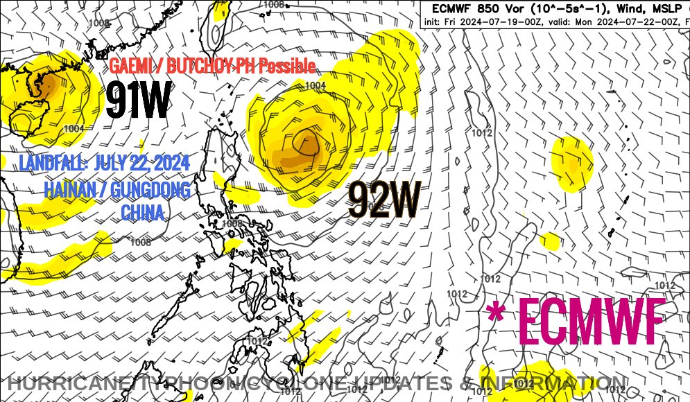 GlobalCyclones's tweet photo. *#WestPacific: #TROPICS
- #PHILIPPINES #LUZON #VISAYAS #MINDANAO #Manila #CHINA #Guangdong #Hainan #HainanIsland
- #Gaemi #ButchoyPH #Butchoy
- #91W #Invest91W #92W #Invest92W
-BLOG/MAPS/SATELLITE:
https://t.co/xgMLH4jFqy https://t.co/3VbHKeqtxy