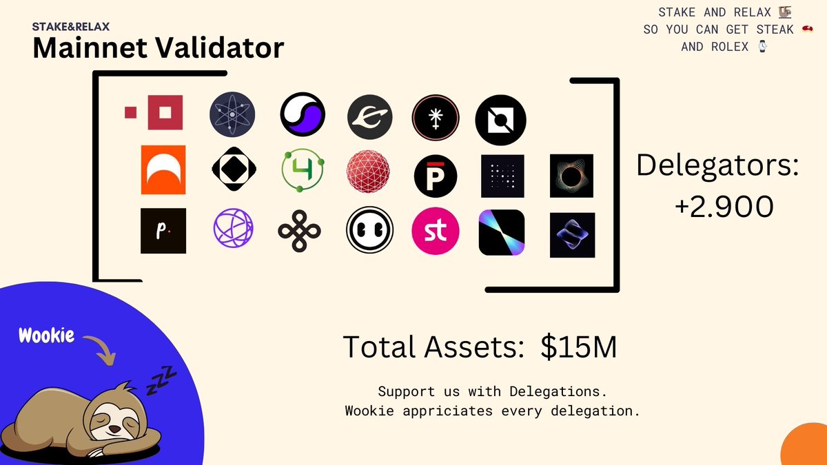 Stake&Relax Validator tweet media