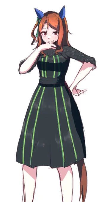 キングヘイローの私服を練習#ウマ娘 