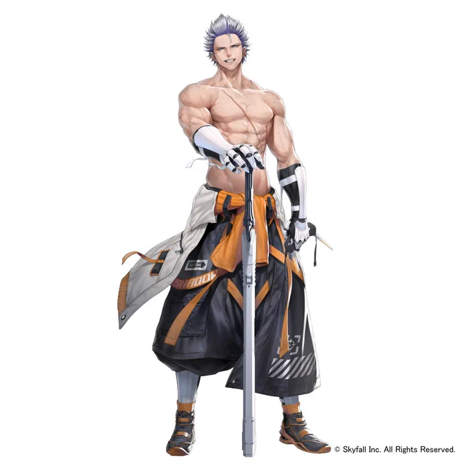 バトロワ式オンラインポーカー「ポーカーチェイス」にて、新キャラクター『月影新之助』(阿座上洋平さん)のデザインを担当させて頂きました!声めっちゃ格好良い…!進化絵もありますので是非ゲームでご覧になって下さい気に入って頂けたら嬉しいです 