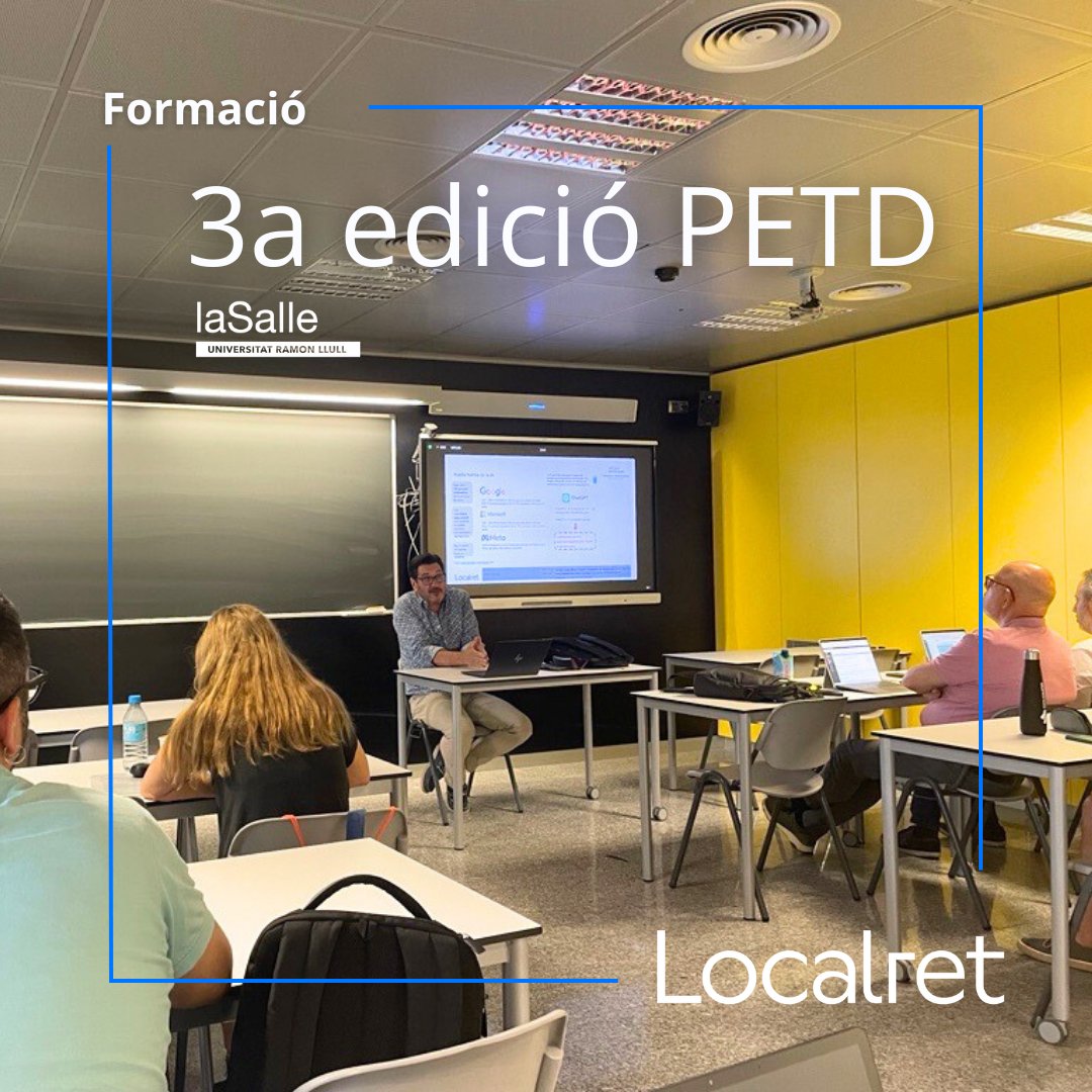 localret's tweet photo. 🧑‍🏫Avui, Master Class sobre el #BessóDigital i la integració de les tecnologies #BIM, #GIS i #IoT a la 3a edició del Programa Executiu en #TransformacióDigital, dirigit als ajuntaments.

🗣️Amb l'expertesa de Mario Alguacil de l'@ajsantfeliu.

#PETD #LaSalle https://t.co/Z5d0AXW7q9