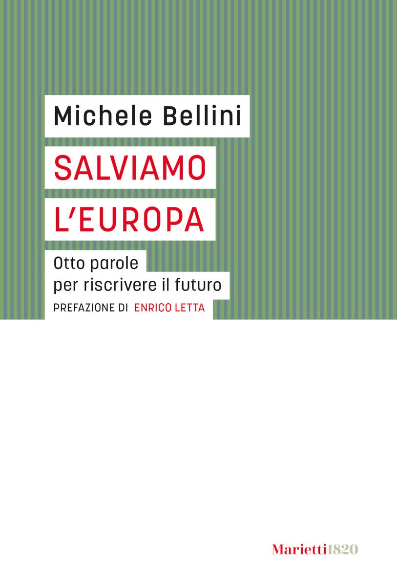 Domani a <a href="/CoffeeBreakLa7/">Coffee Break</a> ci sarà anche <a href="/_MicheleGB/">Michele Bellini</a>  per parlare di #Europa e del suo futuro 
👉 la7.it/coffee-break 
#staytuned #Marietti1820