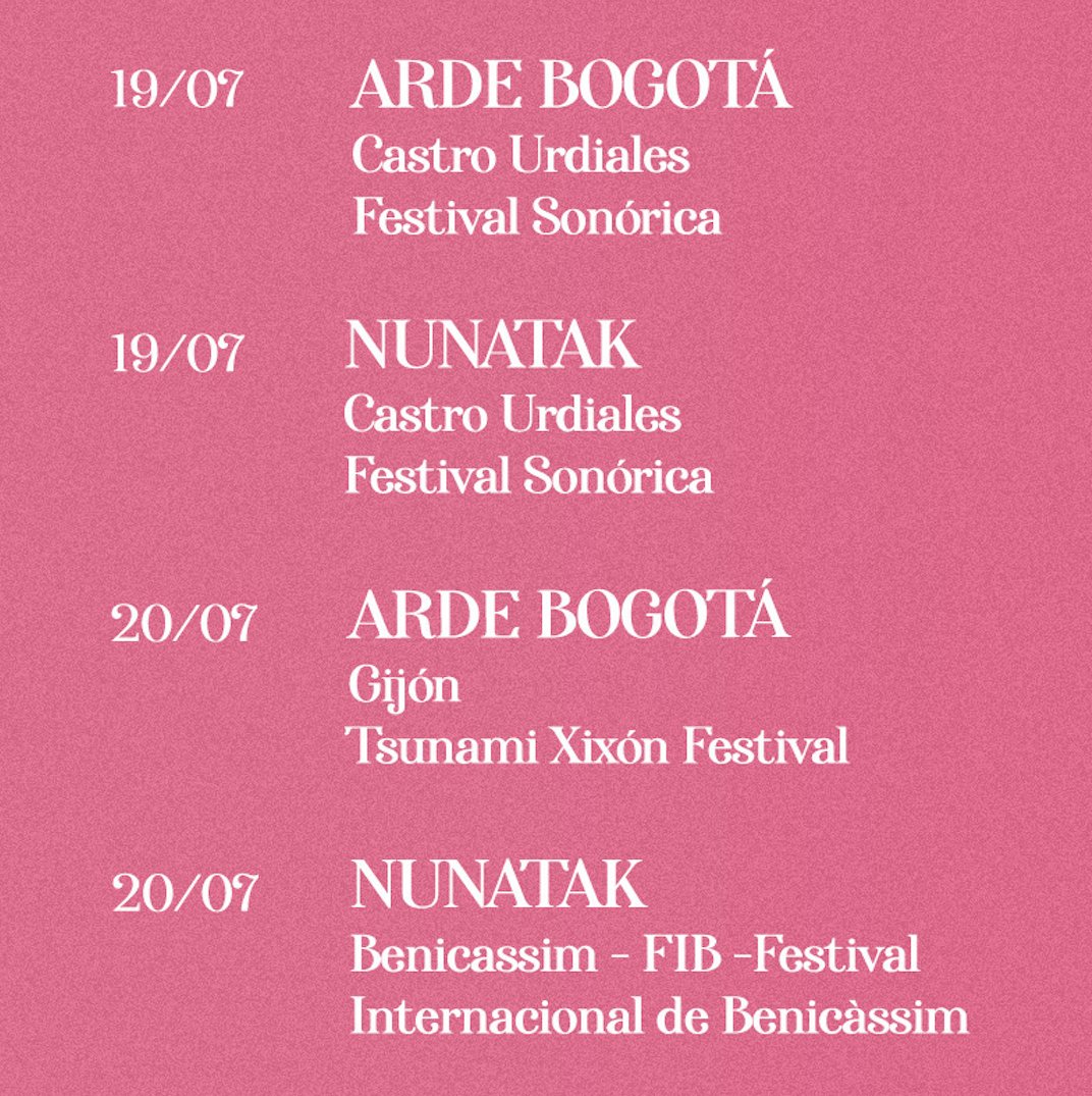 sonbuenos's tweet photo. 🤘🏻Este es el menú #SonBuenos para este fin de semana.
Doblete de @arde_bogota y de @HolaNunatak. Los mejores ingredientes para pasar la ola de calor.
👇🏻 https://t.co/M0V6Oa2Q2Y