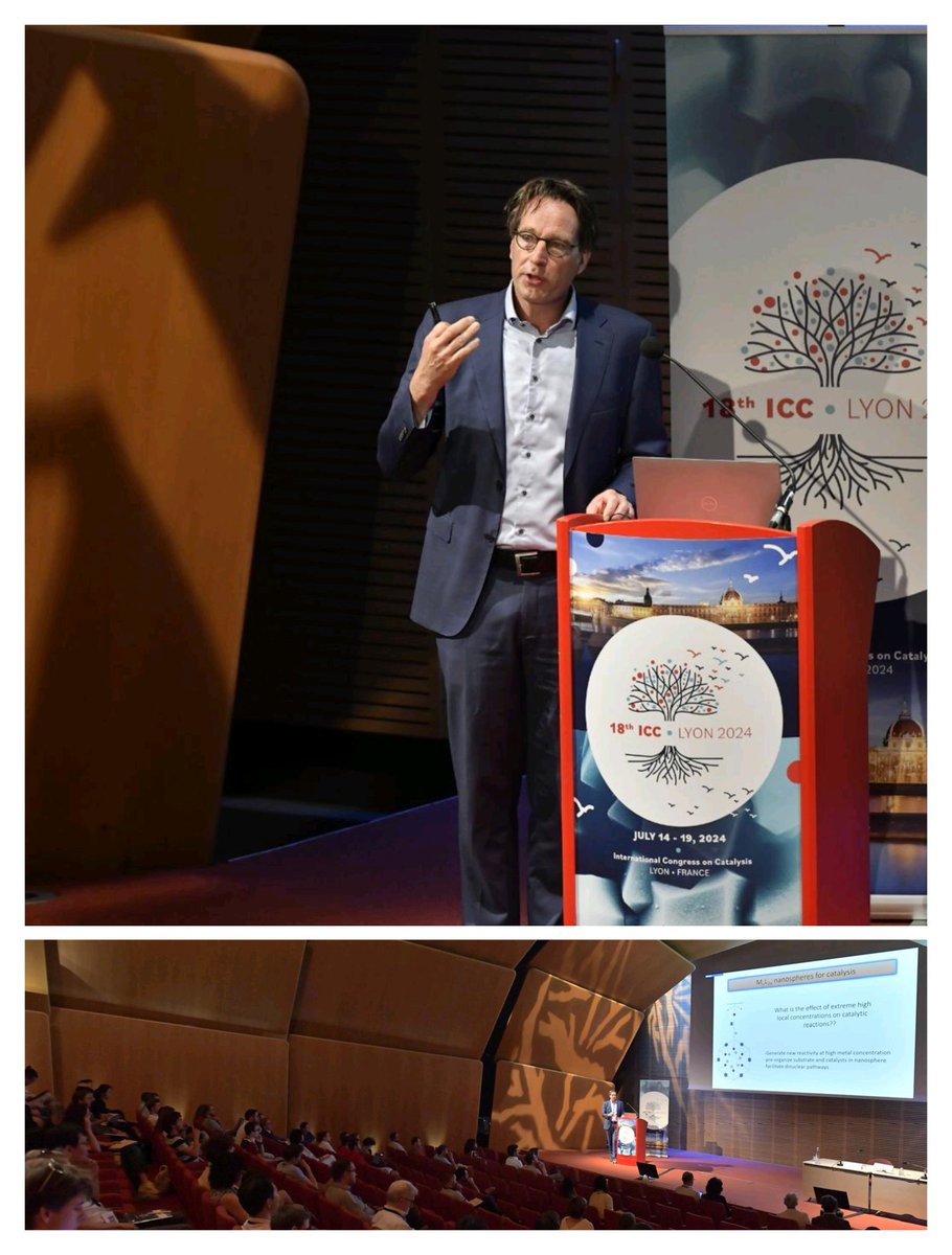 ICCLyon2024 (@icclyon2024) on Twitter photo Great lecture on bridging the gap between homogeneous and heterogeneous catalysis, by keynote speaker prof. Joost Reek! 👏🎉🎊
#ICC2024
Picture by © Sébastien FERRARO Great lecture on bridging the gap between homogeneous and heterogeneous catalysis, by keynote speaker prof. Joost Reek! 👏🎉🎊
#ICC2024
Picture by © Sébastien FERRARO