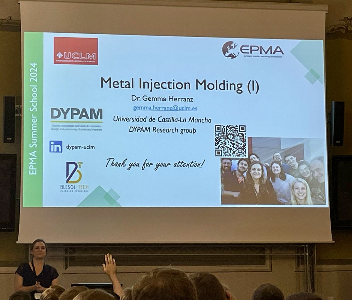 gemmaherranzpim's tweet photo. Thanks to @EuroPMAssoc for inviting us to a new edition of the PM Summer School at Alessandria. We are happy to continue training more people in the exciting world of powder metallurgy. Thanks also Marco Actis for the great organization. @DYPAM_UCLM @Cris_Berser https://t.co/JlLgeyx64L