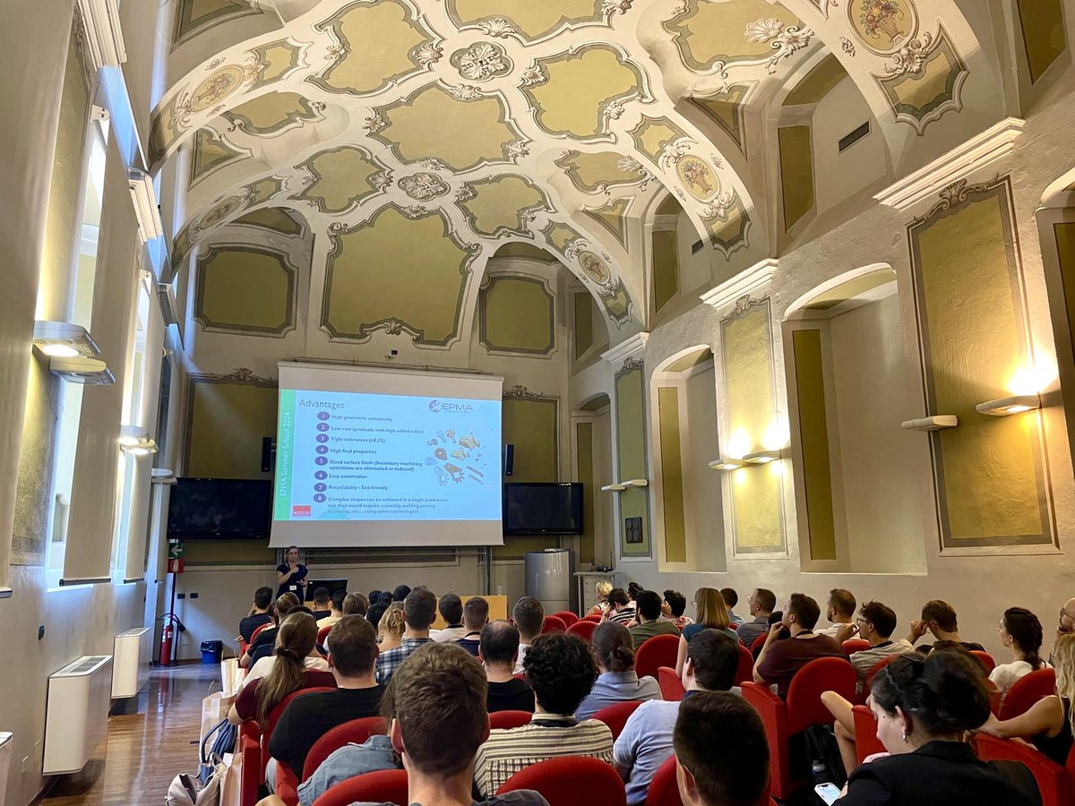 gemmaherranzpim's tweet photo. Thanks to @EuroPMAssoc for inviting us to a new edition of the PM Summer School at Alessandria. We are happy to continue training more people in the exciting world of powder metallurgy. Thanks also Marco Actis for the great organization. @DYPAM_UCLM @Cris_Berser https://t.co/JlLgeyx64L