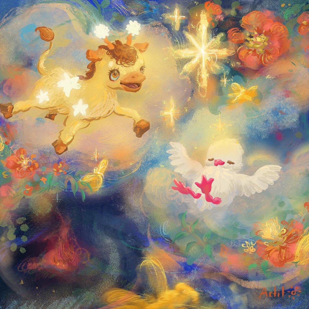 artittt_art's tweet photo. สวัสดีค้าบ เป็นแอคที่ถูกทิ้งร้างไว้เป็นปีแต่ตอนนี้เริ่มมีไฟกลับมาวาดแล้วคับ!! กลับมารอบนี้จะพาเพื่อนน้องฟามิงกี้มาด้วยอีกเพียบ🦩✨ https://t.co/foguxIYgQH