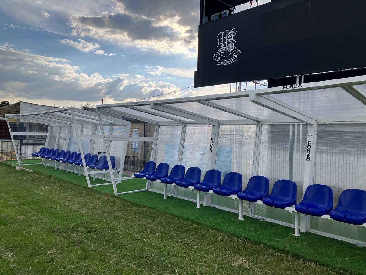 WFCSC1's tweet photo. Β£15,000 donation to @WealdstoneFC
We are delighted to announce that we have been able to fully fund the purchase and installation of the new dug outs at Grosvenor Vale
Thank you to everyone who volunteers and contributes to our fundraising
More details: https://t.co/rgiChqL1Qb https://t.co/T1U9ACVNoW