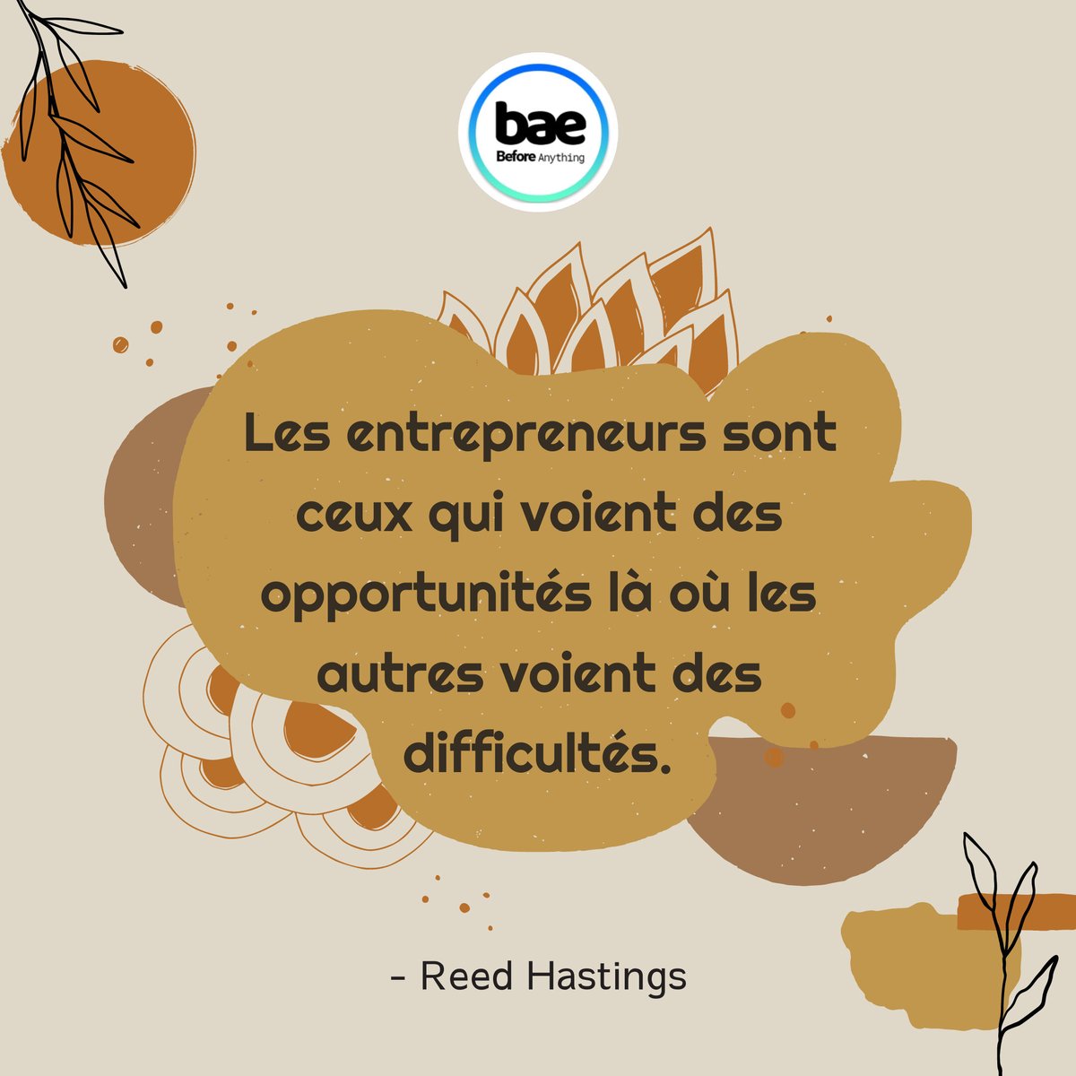 bae_360's tweet photo. ✍️La citation du mois de l'équipe BAE

Et vous, quelle est la phrase qui a boosté votre motivation ce mois-ci ? 🚀

#businessquote #citation #workmotivation #motivation #technologie #technology #innovation #entrepreneur #cloud #netsuite #solutionprovider #startup #businessStrateg https://t.co/LS88zY1Pde