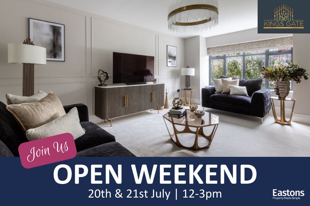 eastonsproperty's tweet photo. The Kings Gate OPEN WEEKEND starts tomorrow! Sat 20th &amp; Sun 21st July, 12-3pm.

An elegant boutique development close to #Tadworth Village, comprising four 5-bedroom detached, luxury family homes. 

Reach out today to schedule a viewing: newhomes@eastons.co.uk #surrey #openhouse https://t.co/OBs4HTXxDL