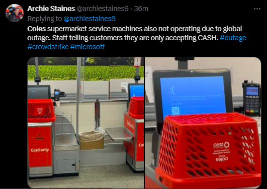 howtomalware's tweet photo. Just in: #Microsoft Experiencing Global Outage! #CrowdStrike update to blame? Outage causes problems all over the world tied to the #Azure systems. What We Know So Far: https://t.co/scNeXWJ62R https://t.co/EVTS4ppuOr