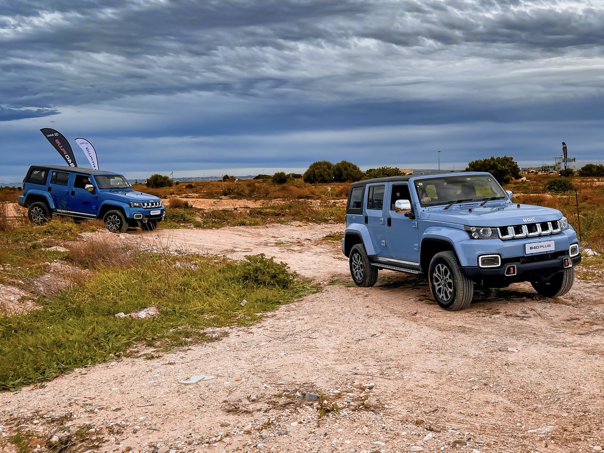 khuleonwheels's tweet photo. After yesterday's media briefing, we put the B40 Plus through its paces at a makeshift 4x4 course within the plant and also at Addo Elephant National Park. The B40 Plus is powered by a 2-litre 4-cylinder turbo-petrol engine developing 165kW/380Nm… #BAICSA #BAICB40Plus @baic_sa https://t.co/WPE8tbsElD