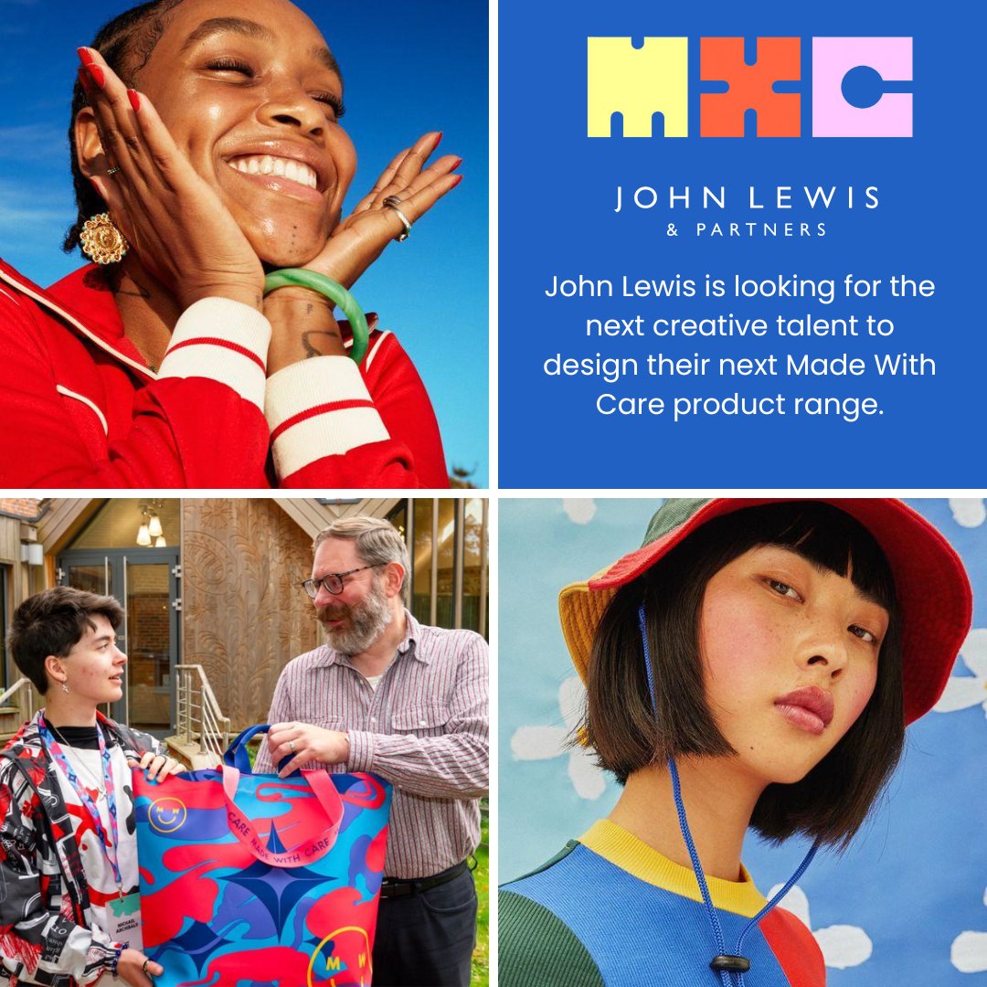 whocaresscot's tweet photo. John Lewis are looking for their next Care Experienced designer to create a product to sell under their Made by Care brand. 

Your product could be sold across John Lewis and Waitrose shops, websites and
apps. To find out more and apply visit:
 https://t.co/3uAiXfi72q https://t.co/IsAaRl2fhd