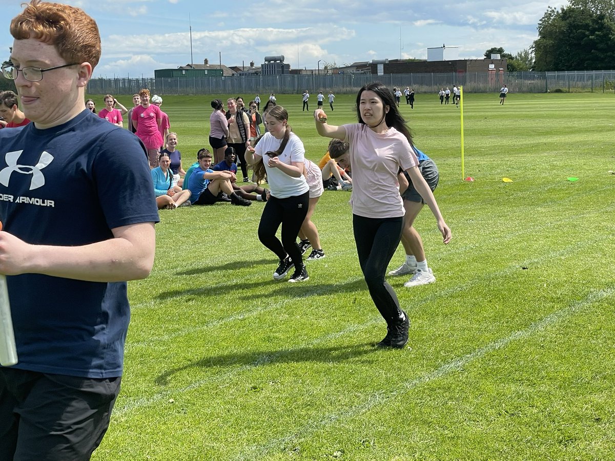 STMRCA's tweet photo. Year 12 students enjoying the Sixth Form tradition of “Old School Sports Day” — there were a few tumbles in the sack race! https://t.co/hbe7tJ9TAW