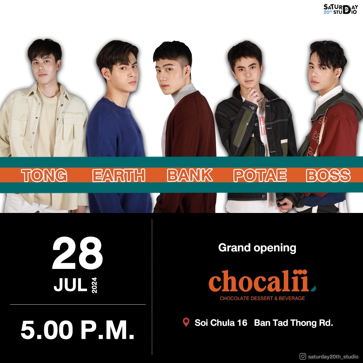 Saturday 20th studio tweet media