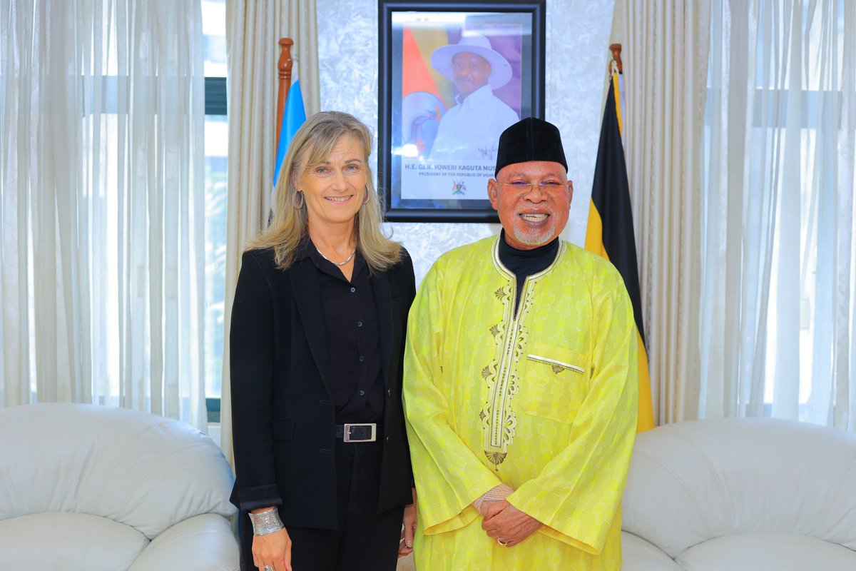 The Minister of Foreign Affairs Hon @GenJejeOdongo met with H.E <a href="/annekristin19/">Anne Kristin Hermansen</a> , Ambassador of Norway to Uganda. #Uganda 🇺🇬and #Norway 🇳🇴 reaffirmed strong bilateral relations despite the closure of the @NorwayUganda  Embassy in Kampala. mofa.go.ug/media/norwegia…