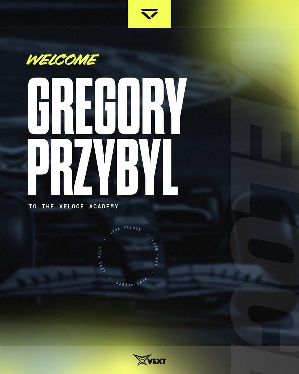 Veloce Academy (@veloceacademy) on Twitter photo WELCOME | Gregory Przybyl βοΈ
A big welcome to <a href="/GregoryPrzybyl/">Gregory Przybyl</a>; who is our newest addition to the F1 Roster! π₯
The Aussie has quickly risen up the ranks and is now competing in his first season in PSGL F2! π
Welcome, Gregory! π
#VivaVeloce WELCOME | Gregory Przybyl βοΈ
A big welcome to <a href="/GregoryPrzybyl/">Gregory Przybyl</a>; who is our newest addition to the F1 Roster! π₯
The Aussie has quickly risen up the ranks and is now competing in his first season in PSGL F2! π
Welcome, Gregory! π
#VivaVeloce