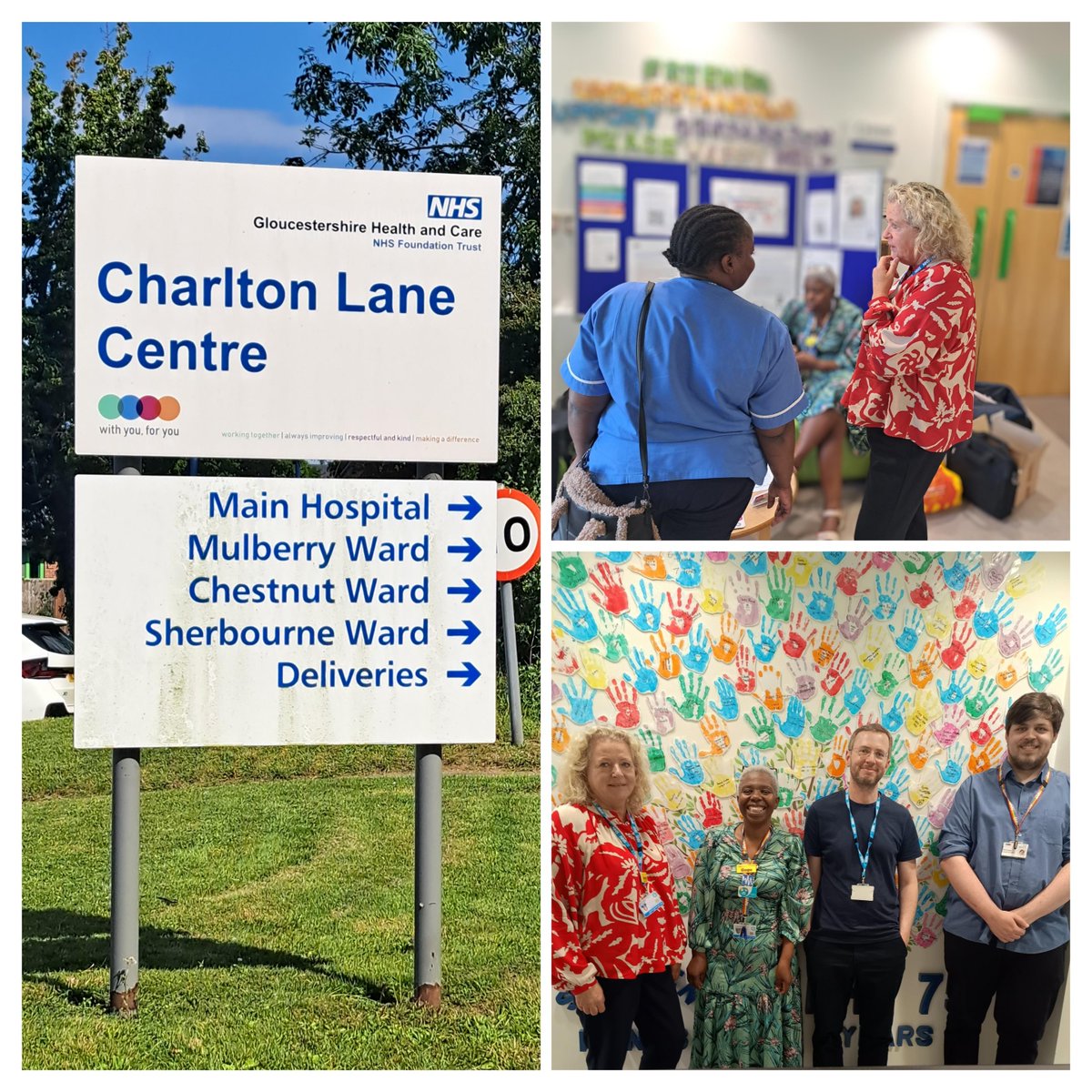 JadeAjetunmobi's tweet photo. ☀️🌟Shining Bright at Charlton Lane Hospital 🌟☀️
Yesterday’s weather was a reflection of the vibrant spirit at Charlton Lane Hospital. Warm welcomes and illuminating feedback made our day!
#ghchrod24 #strongvoice #peoplepromise #voicethatcounts https://t.co/Lc9P1VX4dm
