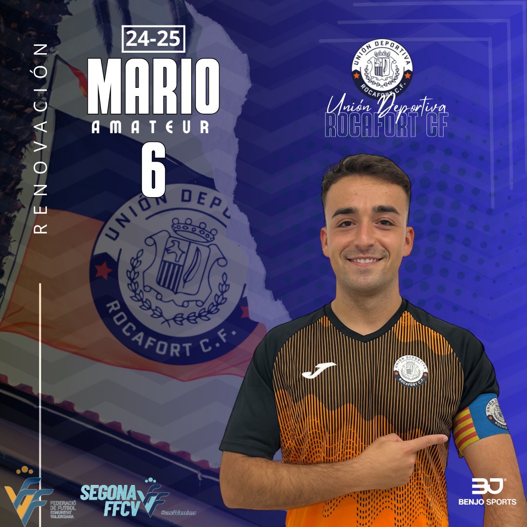 𝖊𝖑 𝖓𝖔𝖘𝖙𝖗𝖊 𝖈𝖆𝖕𝖎𝖙𝖆

El 6️⃣ y el brazalete ©️ siguen teniendo dueño, esta vez en 2ªFFCV.
¡ <a href="/monforteeee/">Mario Monfort</a> será nuestro máximo representante dentro del verde!

❗️A ROMPERLA EN 2ªFFCV❗️⚔️ 

@ffcv_info <a href="/GolsmediaCVal/">Golsmedia Comunidad Valenciana</a> <a href="/esportbase/">ESPORTBASE Media</a> @valenciabasecom 

#orgulldepoble
#somunió