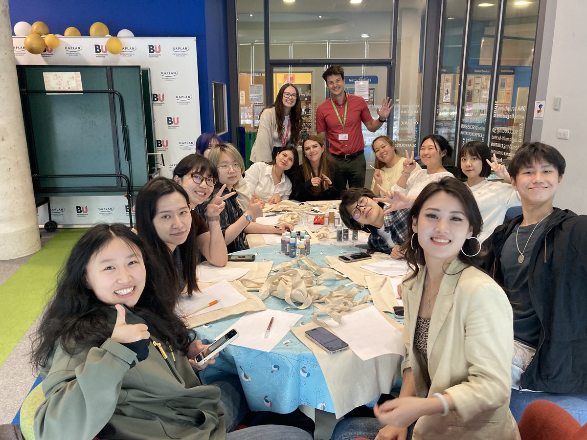 Yesterday Alice and Ben ran a creative session workshop making bag designs for our new students starting this week.