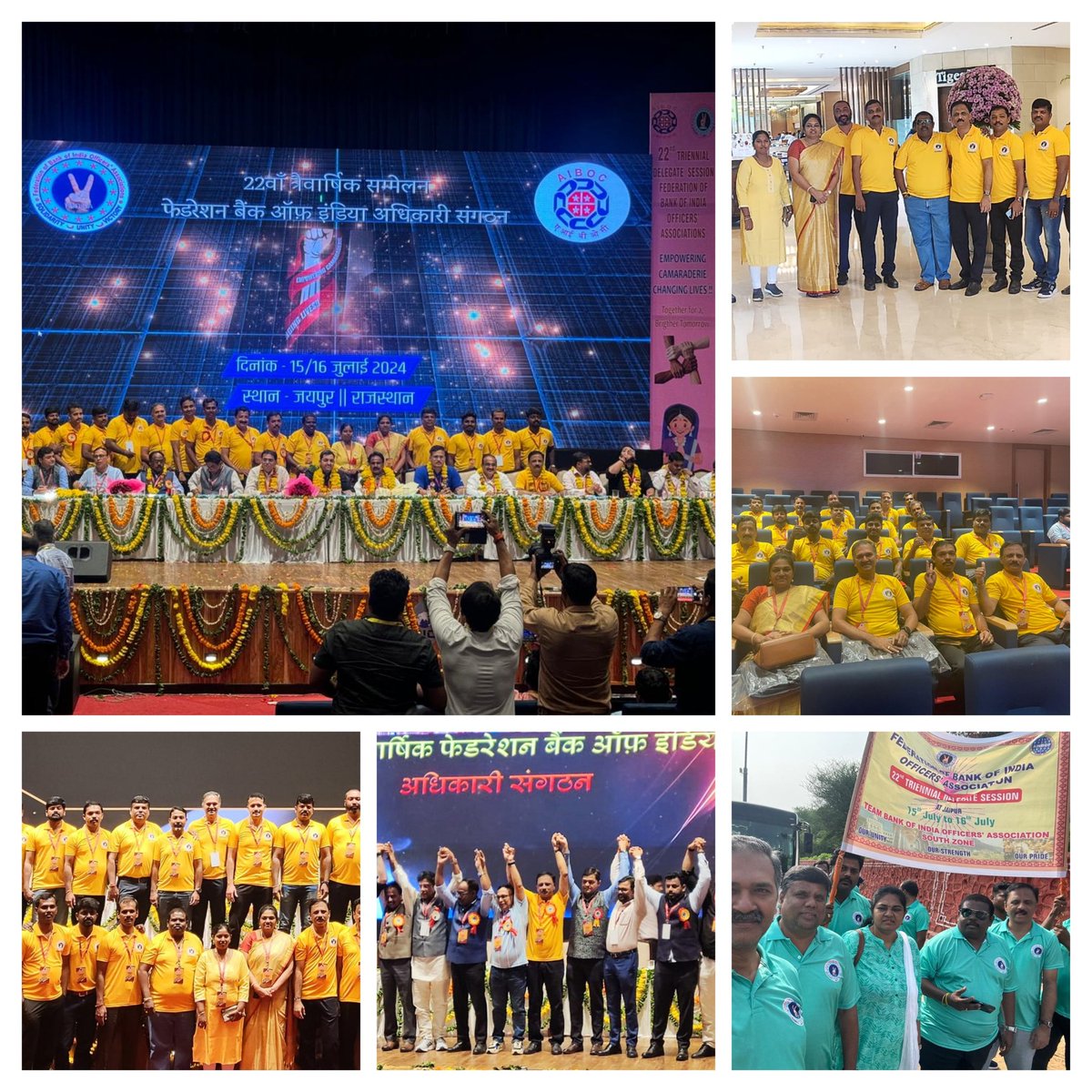 It’s a proud moment for entire Southern Unit when our GS Com.N Amarnath was put on the shoulders by our Unit members after being elected unopposed as Vice President in new committee of FBOIOA. Thanks to entire membership for the support and confidence reposed in the leadership