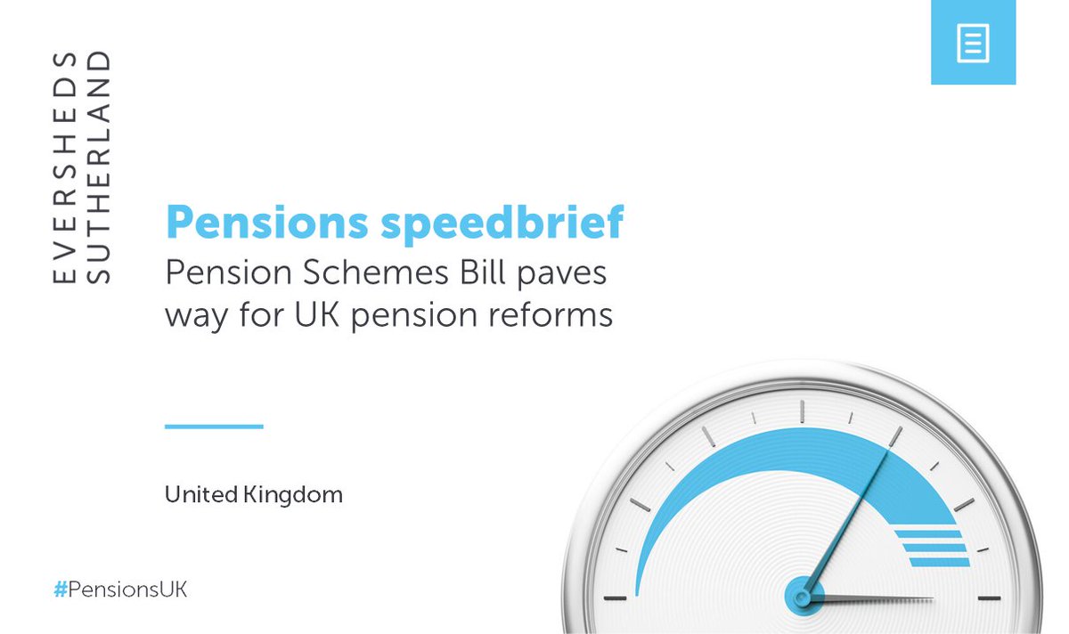 Our Speedbrief outlines the specific measures that will be included in the Pensions Schemes Bill and highlights other Bills likely to be of interest to the pensions industry.

Read our article here: lnkd.in/eEW3E6u3

#PensionsUK