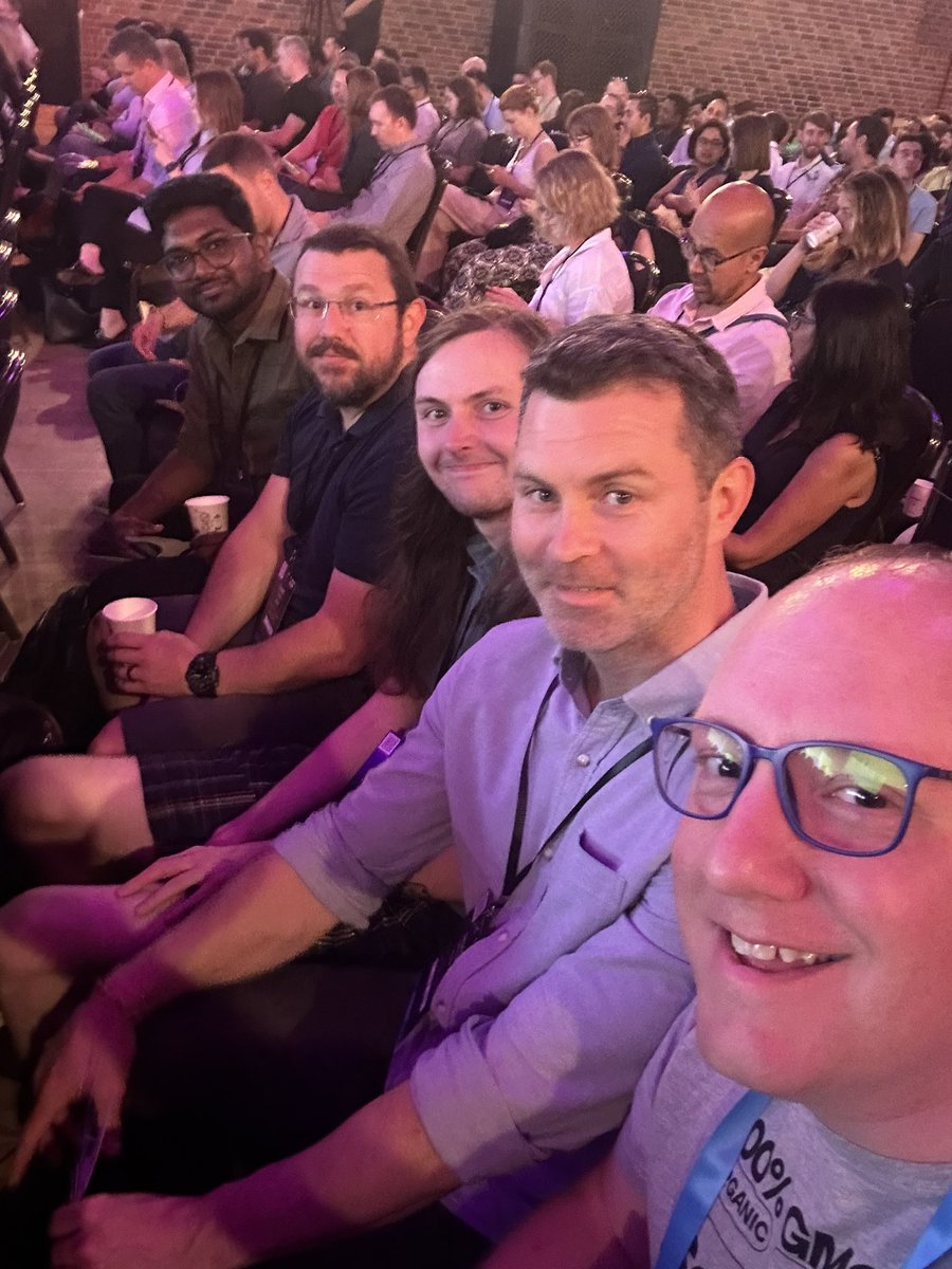 <a href="/_Payroc/">Payroc</a> Ent Sys team are ready for <a href="/LDNsCall/">Londons Calling</a> #LD24 to kick off. Bring on a day for learning and connecting!