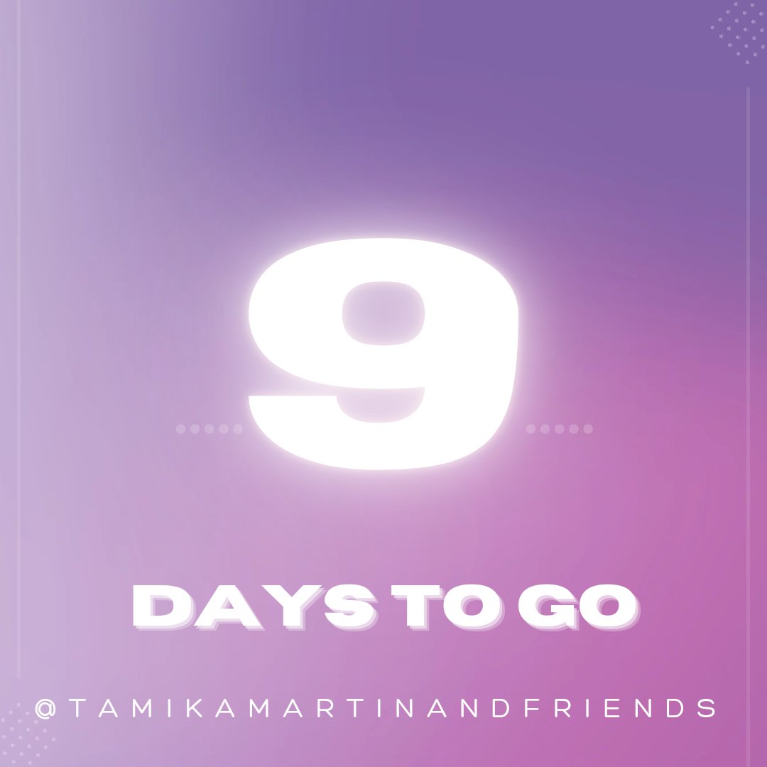 #9 Days To Go! Get Last Few Tickets Here shorturl.at/zpJG5 🎟👌🏾