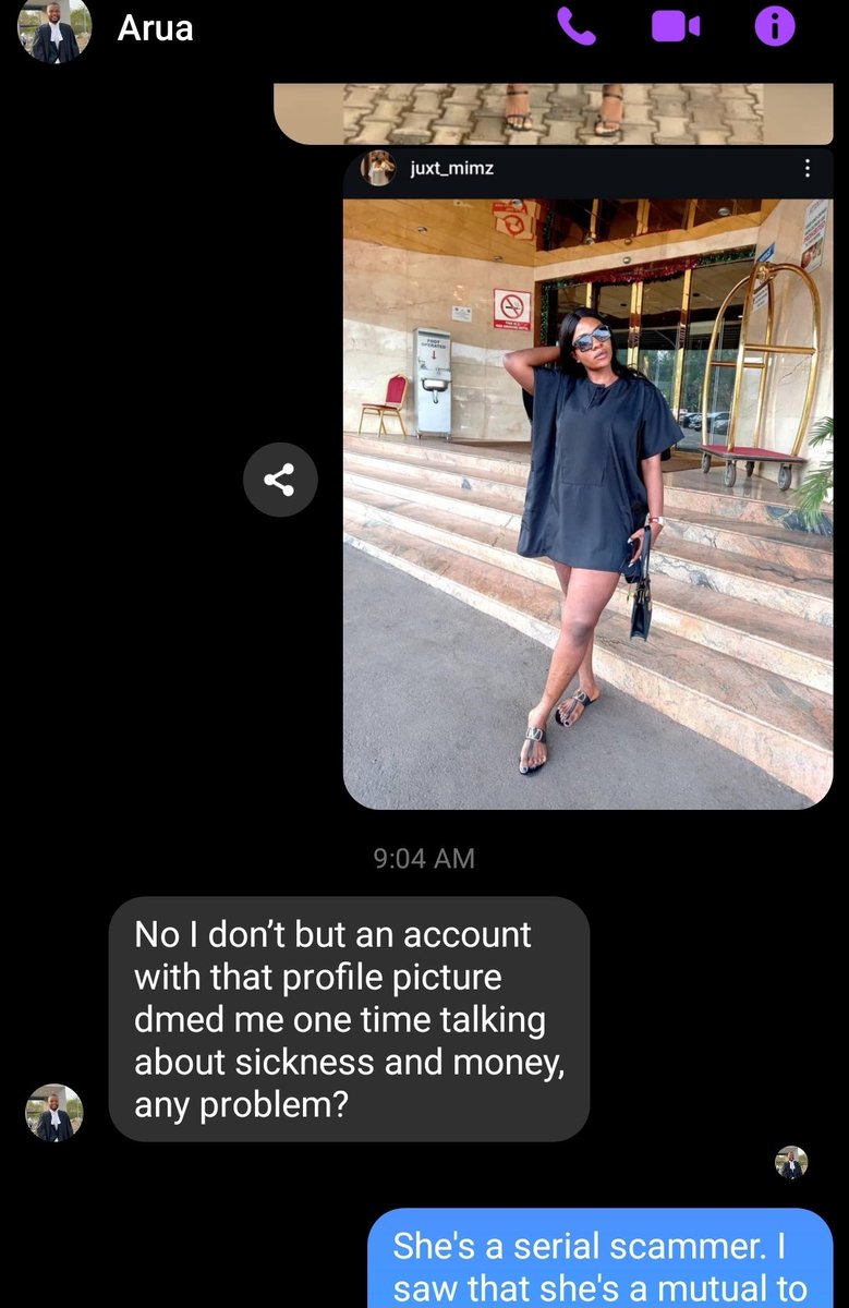 Benking443's tweet photo. She tried to run same scam on my Lawyer friend. https://t.co/9OaUCPuY8I