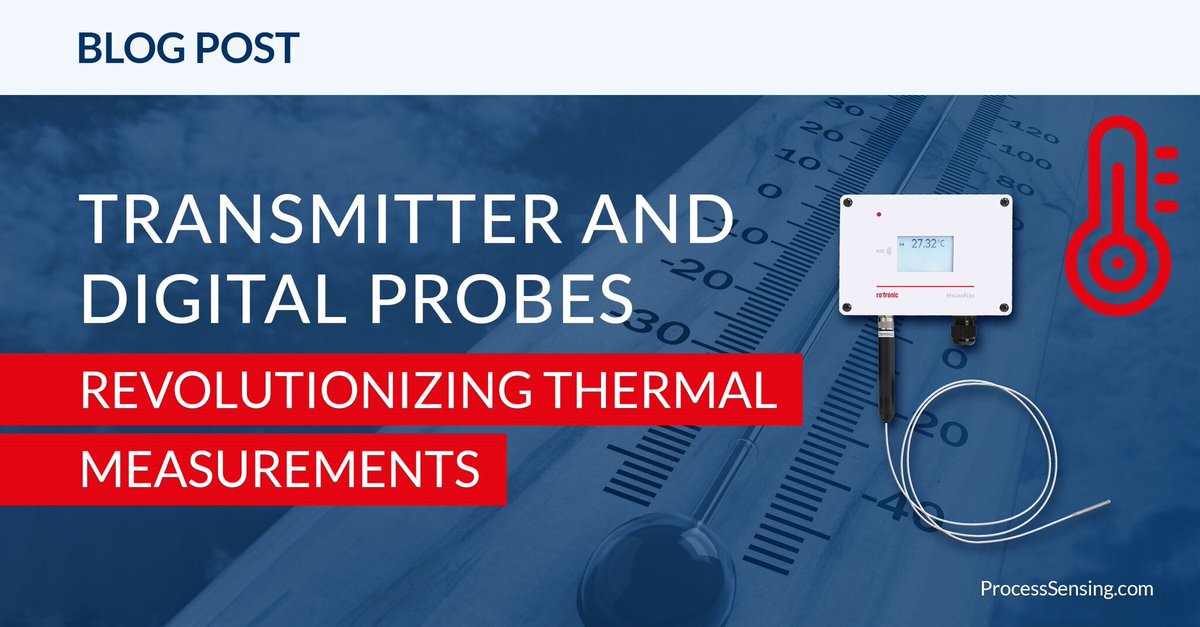 In the industrial and pharmaceutical sectors, minimizing downtime and maximizing efficiency are essential. 
Our Rotronic HF5A transmitter, paired with the Rotronic TCD digital temperature probe, offers precise condition measurements. Read our Blog Post ➡️ bit.ly/4cMlBVU