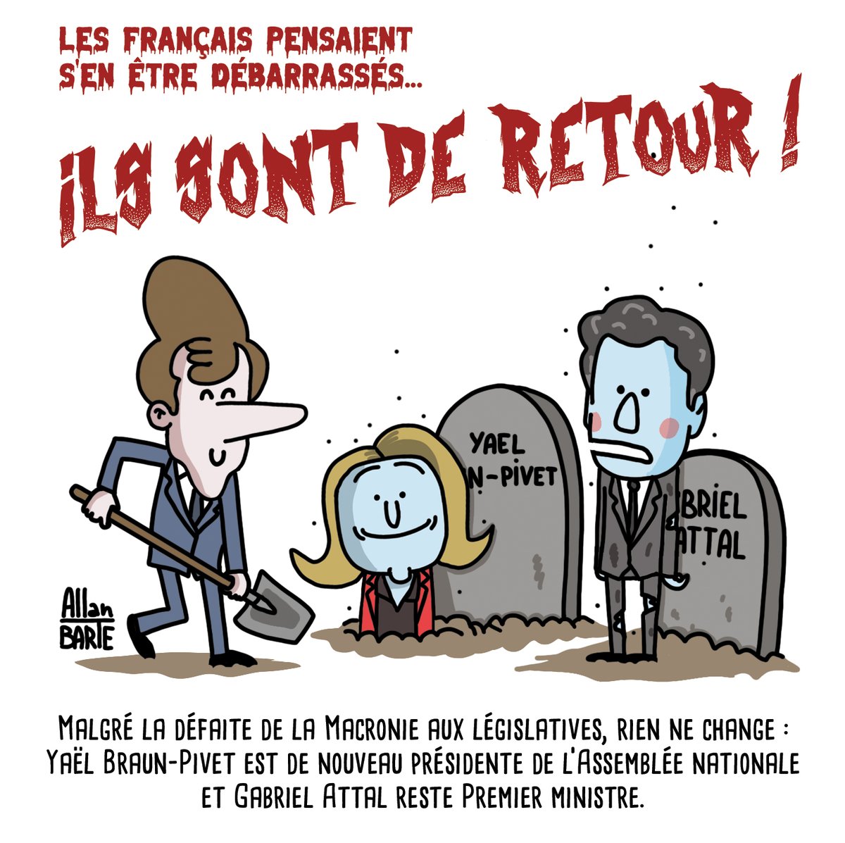 AllanBARTE's tweet photo. Une histoire démocratique effrayante ! 😱

Pour soutenir la lutte dessinée :
▶️ https://t.co/0masgFkbV8 https://t.co/T8O3uYZa9i