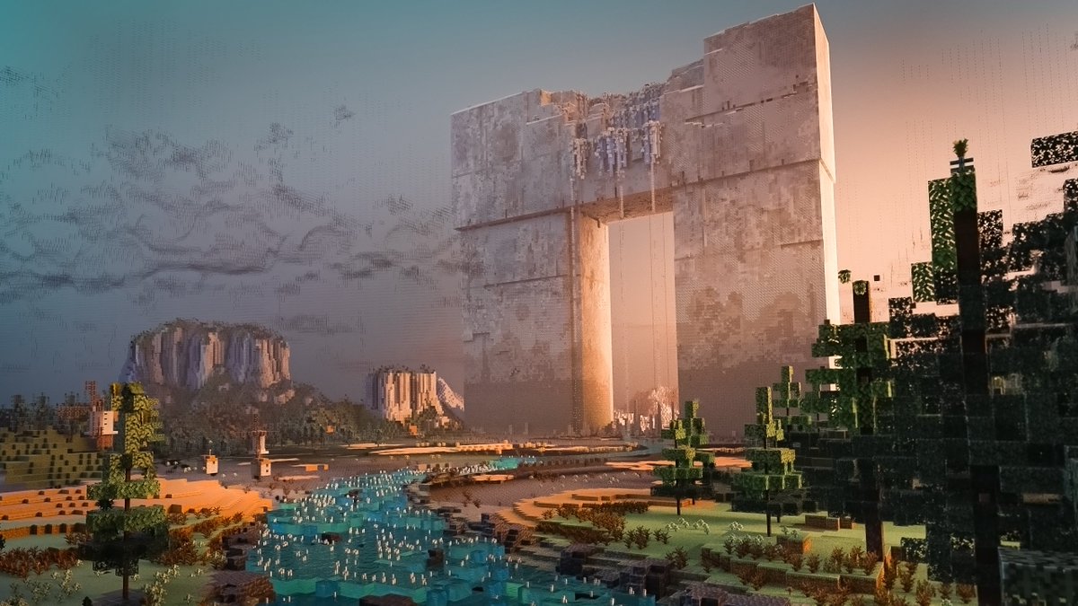 I render a new map from <a href="/justadoubi/">Doubi</a> in blender.

ps: I am open to accepting rendering commissions.

#Minecraft 
#minecraft建築コミュ 
#Minecraftbuilds