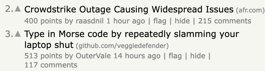 Number 3 post on Hacker News today giving advice to all those affected by number 2.