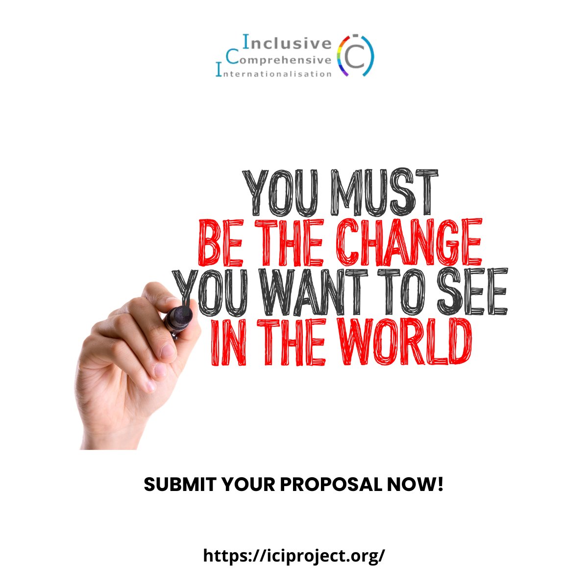 ✅ Be the change you want to see in HE!

👩‍🏫 Present your innovative ideas on inclusive education and shape the future of higher education.

📅 Submission deadline: Sep 5, 2024 📅 Conference: Dec 11-12, 2024
iciproject.org/final-conferen… 
#inclusiveinternationalisation #inclusion