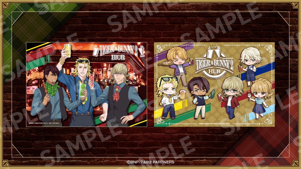 TIGER & BUNNY 2』×HUB コラボレーションキャンペーン📣(3/3 TIGER & BUNNY 2』×HUB コラボレーションキャンペーン📣(3/3