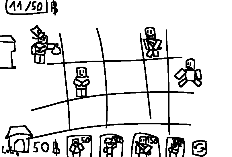 NotYourdotKat's tweet photo. I had also a lucid dream, where I basically made TBB x I.rule. Why exactly I.rule and not PvZ? I.rule is kinda cooler for me,, 
The drawings here are just scuffed version of what I saw. https://t.co/kPqhNqh3mt