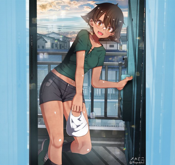 「頼もうー」仲良しのクラスメートとはいえ、男子1人暮らしの家に警戒心もなく勝手に出入りする褐色ちゃんに困る陸上部くんです 