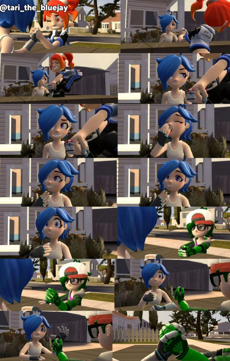 TariTheBlueGirl's tweet photo. [SFM] The Battle

#SMG4 #SMG4Fanart
#smg4tari #smg4belle
#smg4greentari #SFM
#bestfriends #thecollege
#theversus #thebattle 
And #tarithebluejay https://t.co/mBGOlfx2Tf