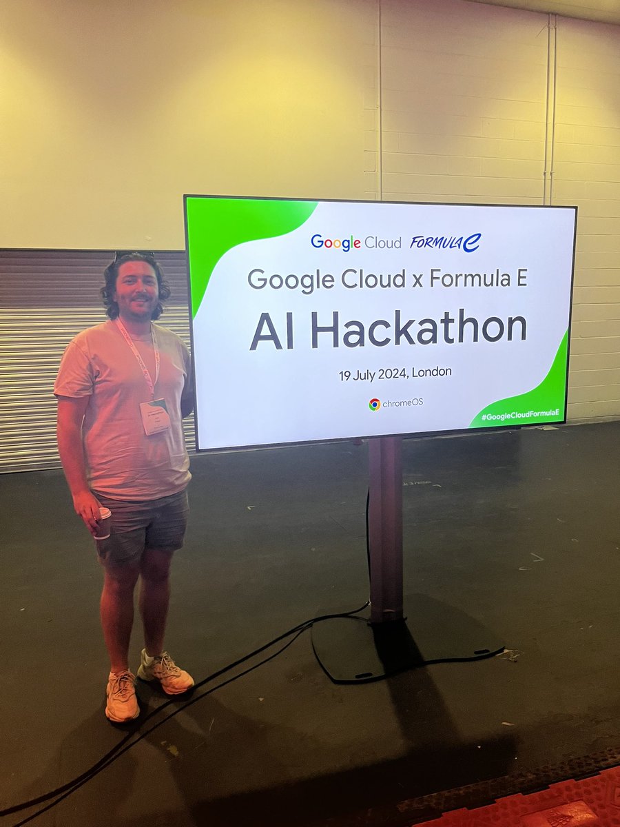 Alfie Potter (@alfiepottertech) on Twitter photo Getting ready for the <a href="/GoogleCloudTech/">Google Cloud Tech</a> x Formula E AI Hackathon!
#googlecloud #FormulaE Getting ready for the <a href="/GoogleCloudTech/">Google Cloud Tech</a> x Formula E AI Hackathon!
#googlecloud #FormulaE