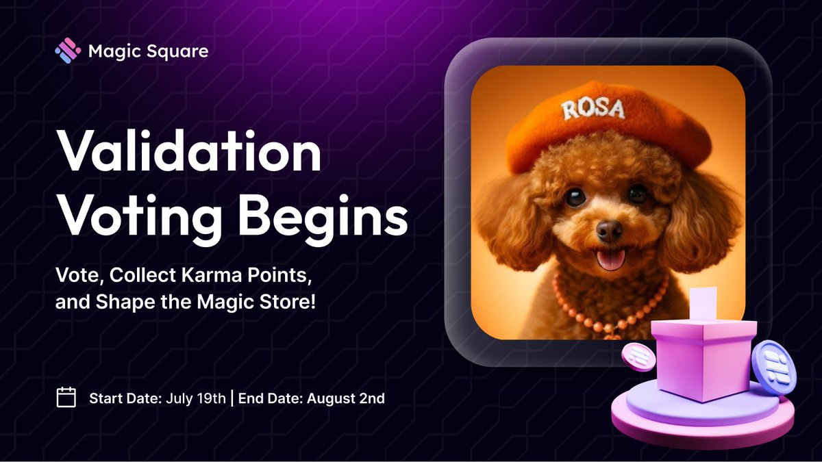 MagicStoreWeb3's tweet photo. 🚀 Meet @Rosa_Inu - A Meme on Solana!

🐶 Inspired by dog-themed digital assets
🎉 Focuses on fun, interactive crypto contributions
🌱 Promotes community growth &amp; attracts community-oriented projects

Vote for Rosa Inu and EARN on the Magic Store 👇💸
https://t.co/w7Pd6kBJtR https://t.co/rQ0q2y1bIn