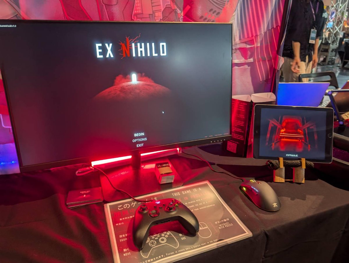 ExNihiloGame's tweet photo. We had an amazing day at #BitSummitDrift ! Great talking to all of you and seeing you play #ExNihilo !
See you tomorow!

@BitSummit @BitSummitJP https://t.co/Awcc6gjwuN