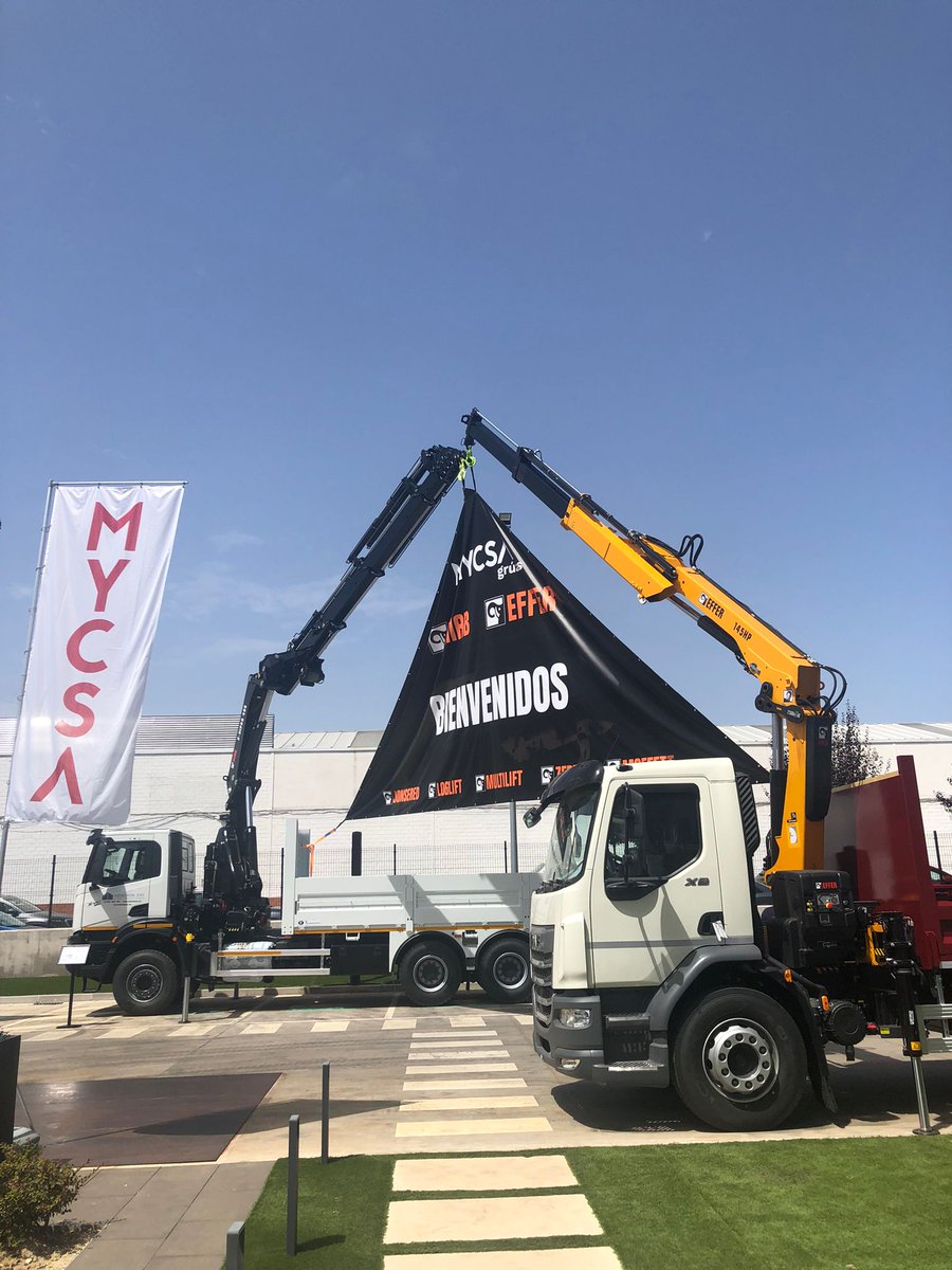 movicarga1's tweet photo. #MYCSA GRÚAS PRESENTA EN MADRID SU GAMA PESADA
https://t.co/j3umOOMYIL https://t.co/Hw2el4nn8z