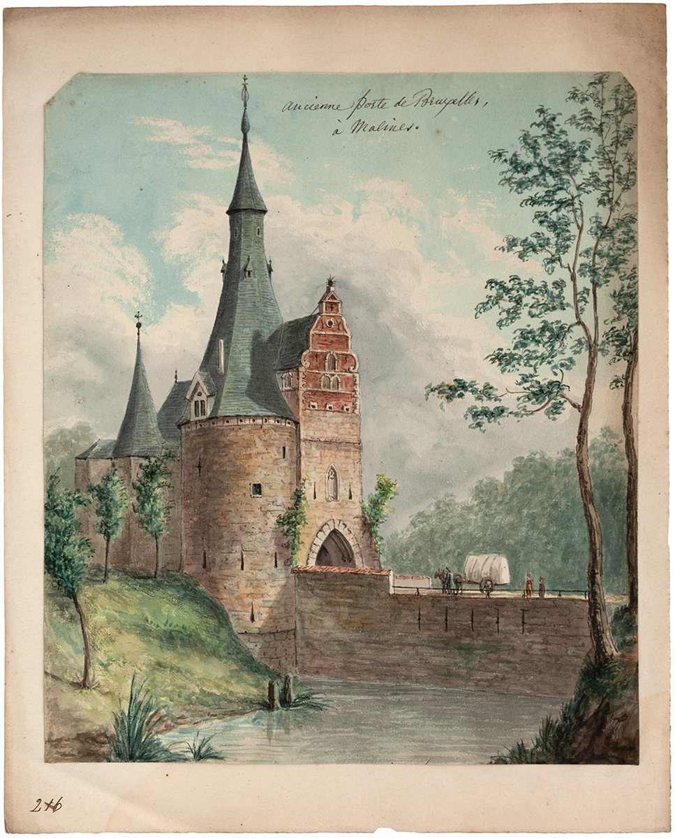 Tot slot in ons nieuwe nummer: het beeldessay van Jan Baetens en John Boyd-Brent over de teruggevonden tekeningen van Henry Mogford, die in 1826-1831 tientallen Belgische stadsgezichten en gebouwen vastlegde:

aup-online.com/content/journa…