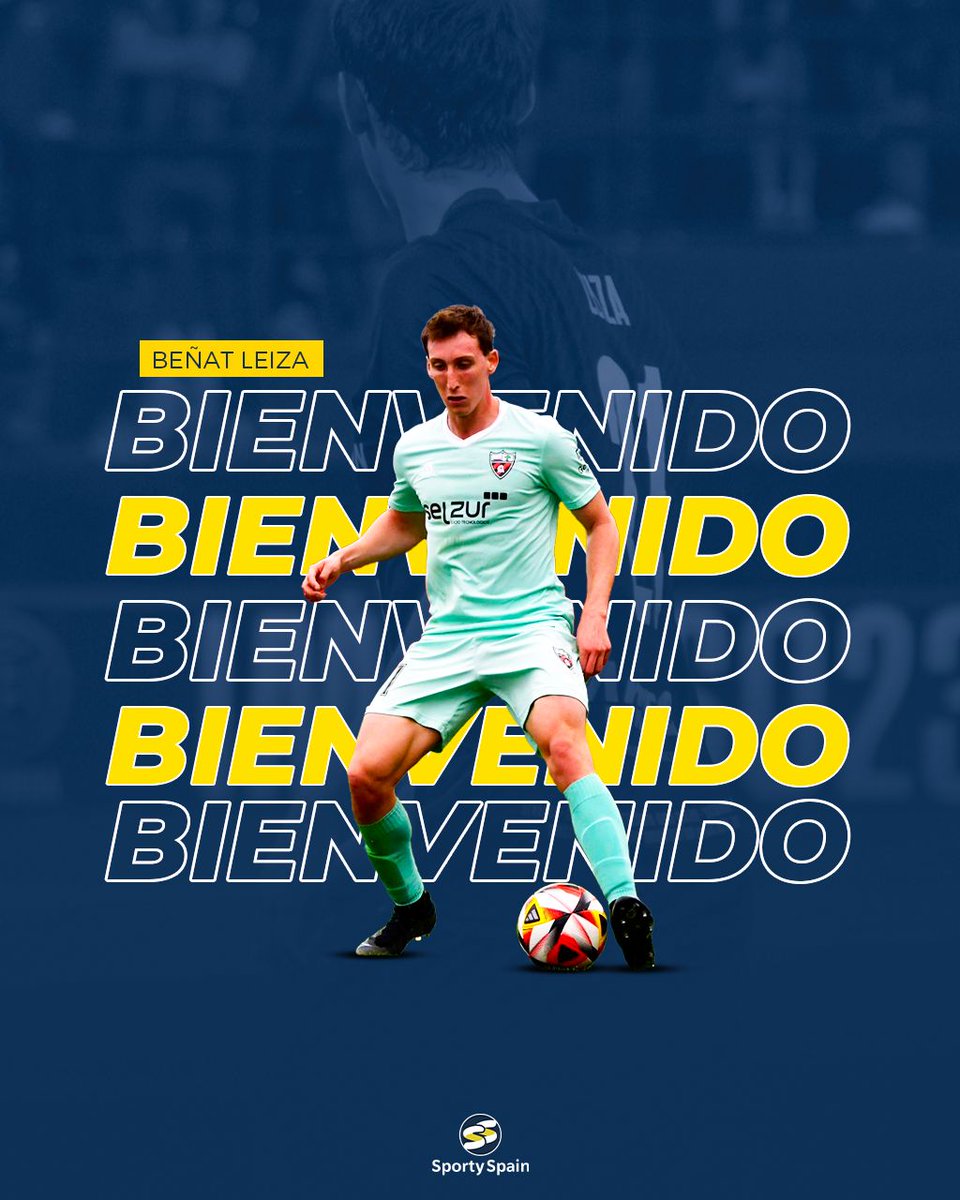 SportySpain's tweet photo. Nueva incorporación a la familia @SportySpain ‼️
Lateral izquierdo con experiencia que también puede jugar de central 🚀
Ex- Amorebieta (Ascenso a 2ª)📈
¡BIENVENIDO! Beñat Leiza 😄👏
#SportySpain #TeamSS #BeñatLeiza https://t.co/u3C0wNqLbj
