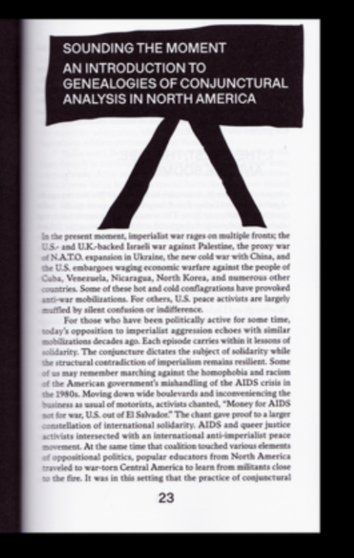 UltraredXX's tweet photo. Ultra-red - A Journal of Militant Sound Inquiry #1 is out!

Investigating movement-based listening practices that take the forms of militant inquiry and political education:

https://t.co/aEcKDk0qiK https://t.co/EGjujCDzaU