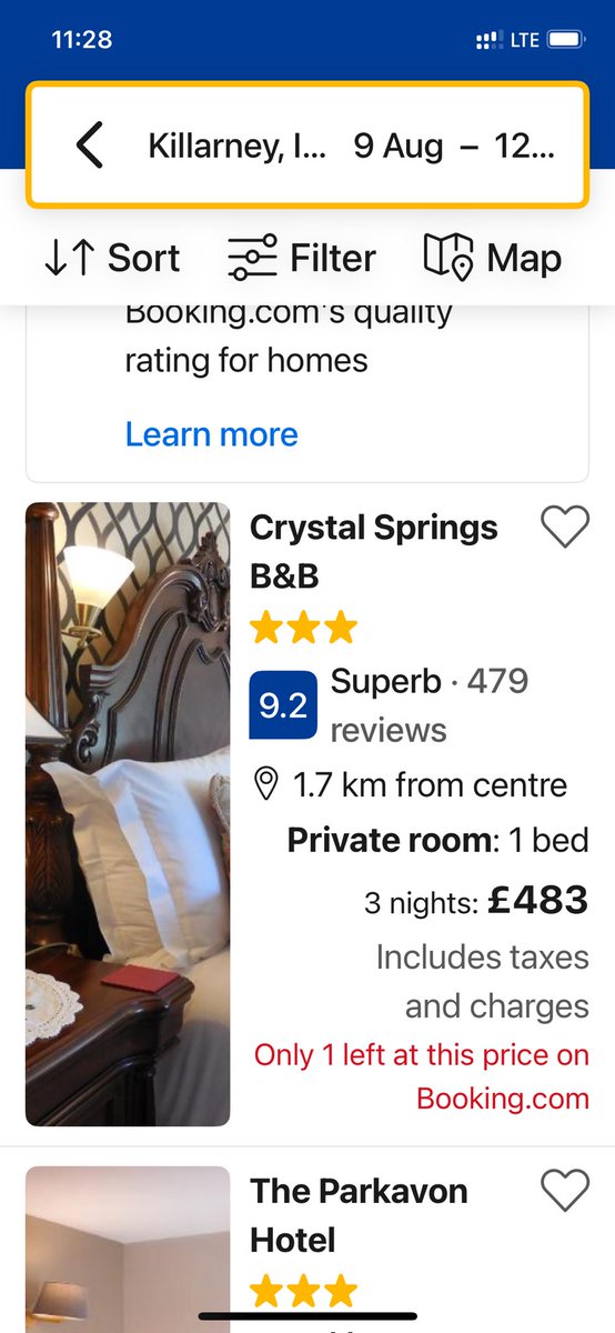 moscowbob's tweet photo. @PaulTreyvaud 500 quid for three nights in a B&amp;B. Cheaper to go to Spain… https://t.co/bsT3BRpP5J