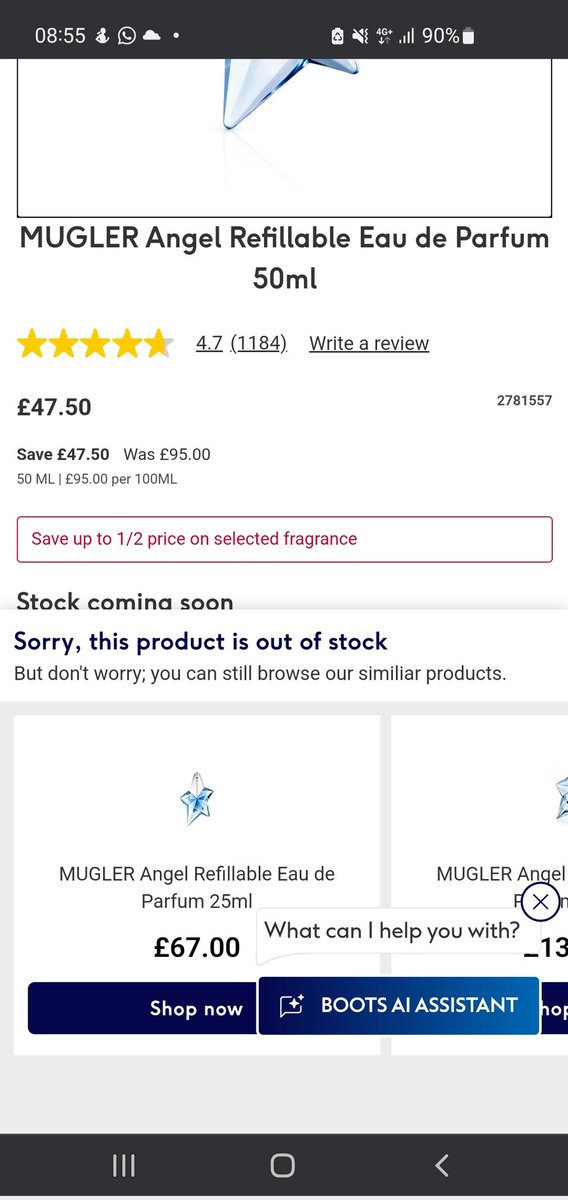 KLEroglu1's tweet photo. @BootsUK very disappointed. Seen offer online and no stock, said available in store so trekked into store today. Original price, not the same as advertised. It was not a Web only offer ? Wasted morning off work. Please advise https://t.co/xXJ5eKxIh7